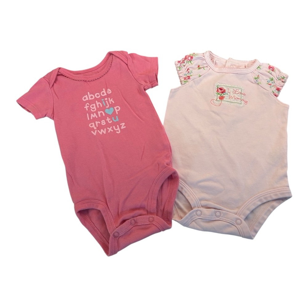 Carter’s 2 Pack I Love Mommy I Love You Onesies